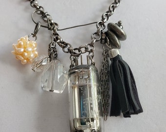 Vacuum Tube Recycled Necklace