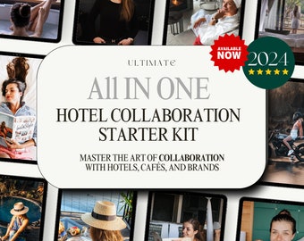 Ultimate All IN ONE Hotel Collaboration Starter Kit, Hotel Pitch Email, Media Kit, Portfolio and UGC Templates, Influencer Rate Calculator