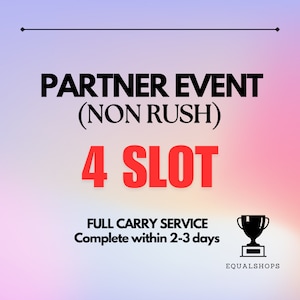 NON RUSH 4 SLOT Partner Event MoGo!