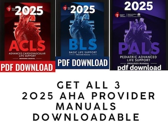 E-book - ACLS Provider Manual 2020 Newest Edition (please Read