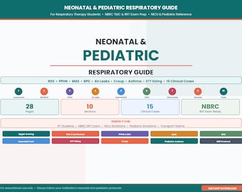 Neonatal & Pediatric Study Guide for Healthcare Providers | Newborn Care, Pediatric Emergencies