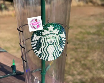 Rhinestone Starbucks Tumbler
