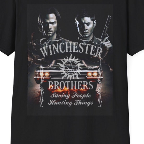 Supernatural Winchester Brothers Shirt, Sam and Dean T-shirt, Unisex Tee Gift, TV Show Fan Shirt