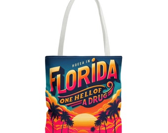 Taylor Swift One Hell of a Drug Florida Tote Bag (AOP) - Muziekliefhebber Cadeau