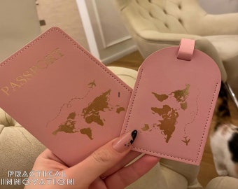 Simple Fashion Passport Cover World Thin Slim Travel Passport Holder Wallet Gift PU Leather Card Case Cover Unisex.