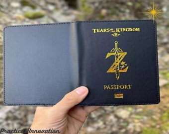 Travel Passport Holder, Slim PU Leather Cover, Card Case, Unisex Gift, Fashion