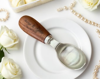 Boule de crème glacée personnalisée, cadeau de mariage gravé pour les invités, cadeau de douche nuptiale, cadeau unique pour les amateurs de crème glacée, cadeau d'anniversaire