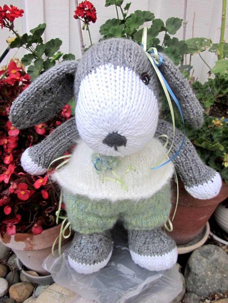 Puppy Dog Doll, Hand Knit, Stuffed Animal / Heirloom Collectible; Mothers Day, Birthday Gift ...