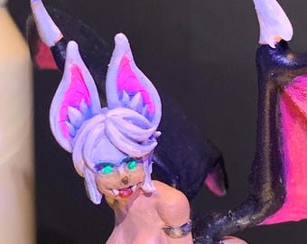Nezzra Die Fledermaus, Rouge Wandlung, 75 mm NSFW Statue