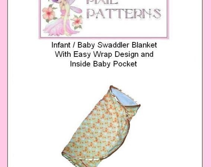 Infant Baby Swaddler Blanket Swaddling Blanket Wrap Pattern With Velcro