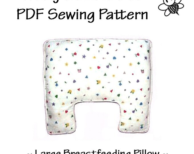 Extra Large Breastfeeding Pillow and Cover PDF Pattern Great for Twins