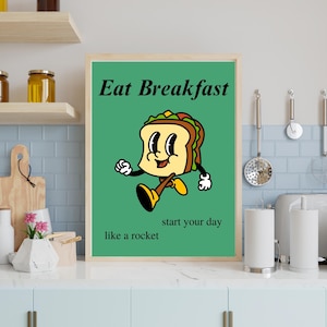 Kids Healthy Habits Poster, Groovy Wellness Poster, Teacher Supplies, Cute Retro Prints, Boho Classroom Decor Bundle, School Bulletin Boards