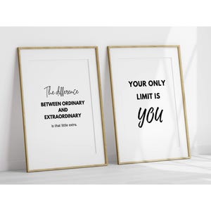 Modern Office Motivational Wall Art, Set of 9, Minimalist Quote Prints, Inspirational Work Quotes, Teamwork Quotes Bundle, Desk Decor Poster