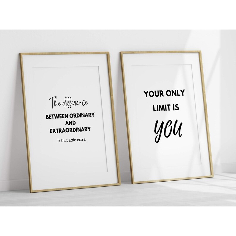 Modern Office Motivational Wall Art, Set of 9, Minimalist Quote Prints, Inspirational Work Quotes, Teamwork Quotes Bundle, Desk Decor Poster