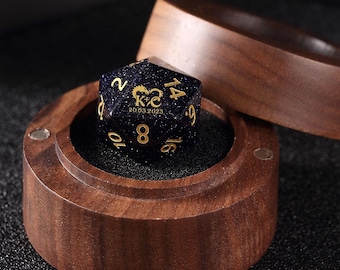Regali di dadi DND personalizzati / Regalo di dadi DND per matrimonio / Set di dadi DND / Dungeons & Dragons / DND D20 personalizzato per la coppia
