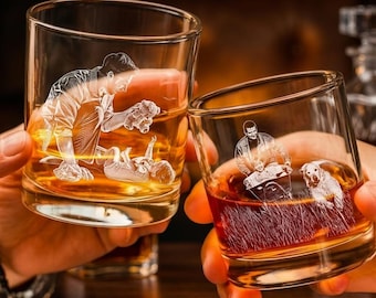 Dad Whiskey Glass, Engraved Rocks Glass, Gift For Dad, Fathers Day Gift, Personalized Barware Gift, New Dad Whiskey Gift