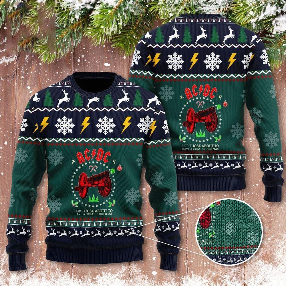 Pull de noel acdc sale