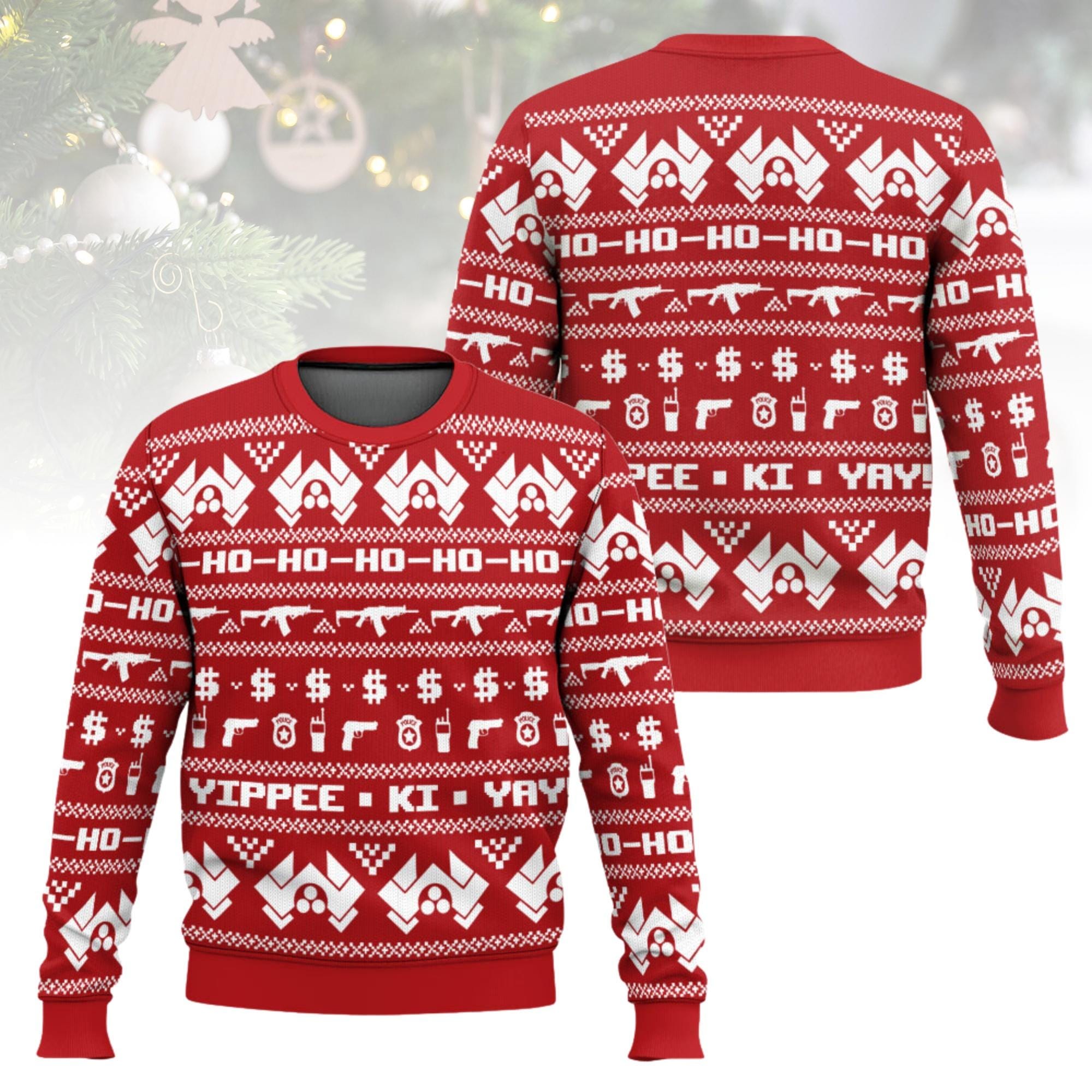 Discover Die Hard Ugly Christmas Sweater, Yippee Ki Yay Sweater, Xmas Holiday Gift