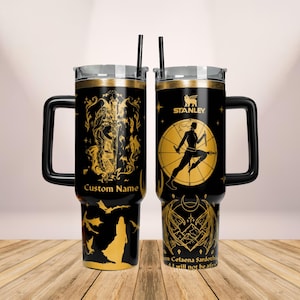 Vaso de vidrio personalizado con grabado de trono de cristal, vaso de 40 oz con trono y rosas, vaso de velaris con la ciudad de Starlight, vaso literario para ella