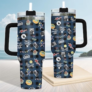 Wonderful Life 40oz Tumbler, Christmas Movie Drinkware Tumbler, Lasso The Moon Stainless Steel Tumbler, It’s A Wonderful Life Fan Cup