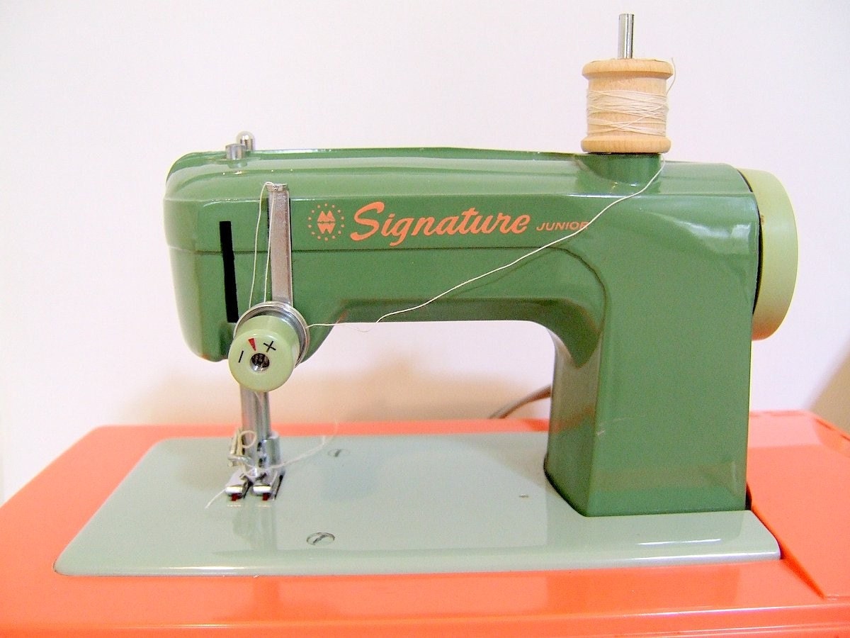 Vintage Montgomery Ward Signature Junior Electric Sewing Etsy