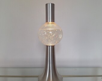 Lampe paillettes Space age