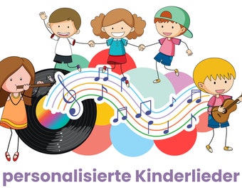 personalisierte Kinderlieder: Ein musikalisches Geschenk, das Kinderherzen erfreut.