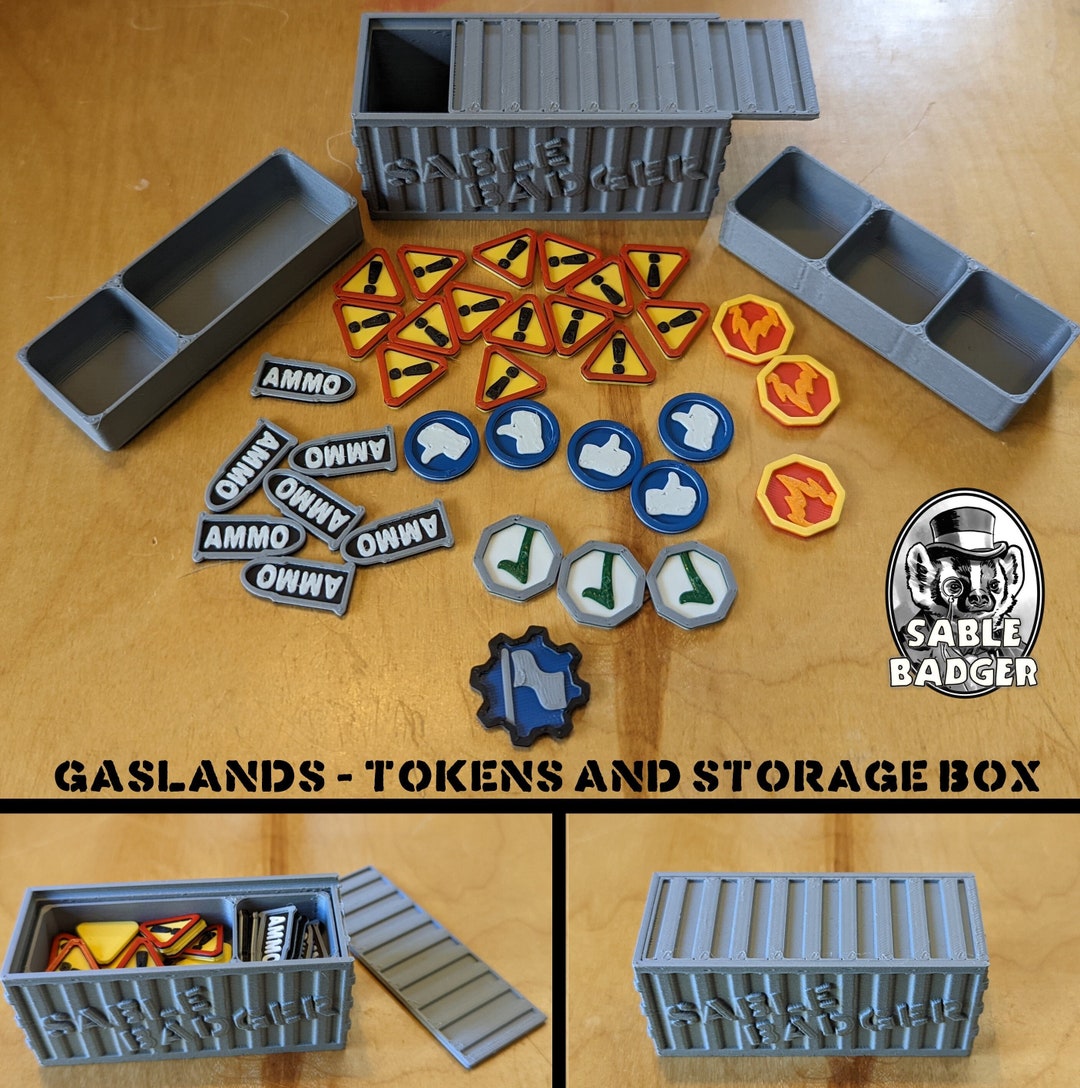 Gaslands - Token and Terrain Storage Box - Etsy