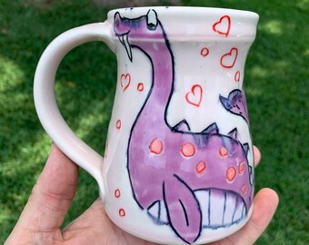 Aqutisaurus mug  free priority shipping 14-16 ounce