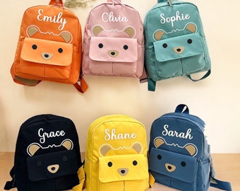 Personalized Kids Backpack, Custom Name Toddler Backpacks, Backpack for Kids, Embroidery School Bag, Back to School, Kids Gift,Birthday Gift
