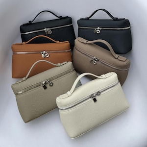 Sac d’embrayage en cuir L19, petits sacs fourre-tout en cuir, sac à main design minimal