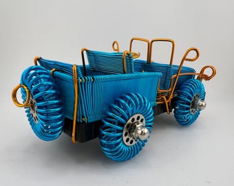 Decoración de coche de alambre de aluminio para juguete de bricolaje, regalo de coche de juguete, juguete para curar y descomprimir