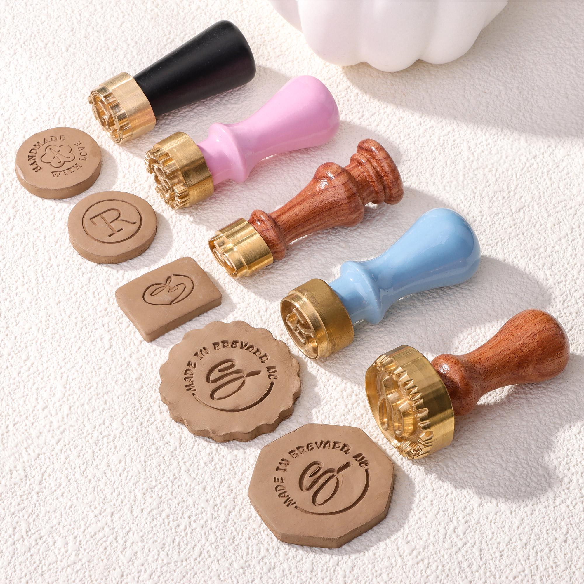 thumbnail image 2 of Personalzed Clay Stamp, Custom Pottery Stamp, Ceramc Stamp, Stamp For 2 of 13