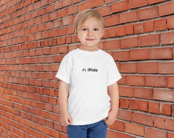 Toddler Boys iRide Shirt | Toddler Girls iRide Shirt | Toddler Short Sleeve Tee | Funny Toddler Shirt | Toddler Gift | Toddler Clothing |