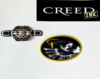 Creed iron on patch and stickers-Vintage