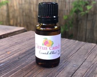 Citrus Candy essential oil-100% pure oil, exhilarating blend, uplifting, mood enhancing, antiseptic,