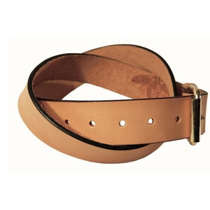 Veg Tan Belt - Vegetable Tanned Leather Belt - Purple Leather Belt - Blue Leather Belt - Lime Green Belt - Plain Belt