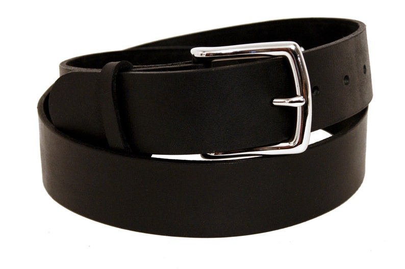 Latigo Leather Belt Black or Burgundy - Etsy