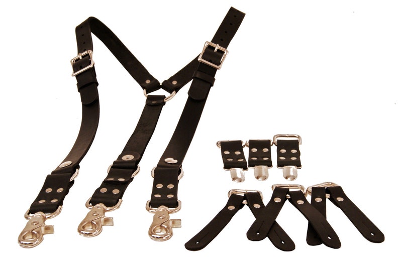 Deluxe Heavyweight Suspenders with versatile ends image 1