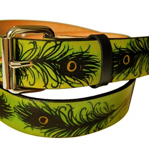 Peacock Belt Buckle - Etsy