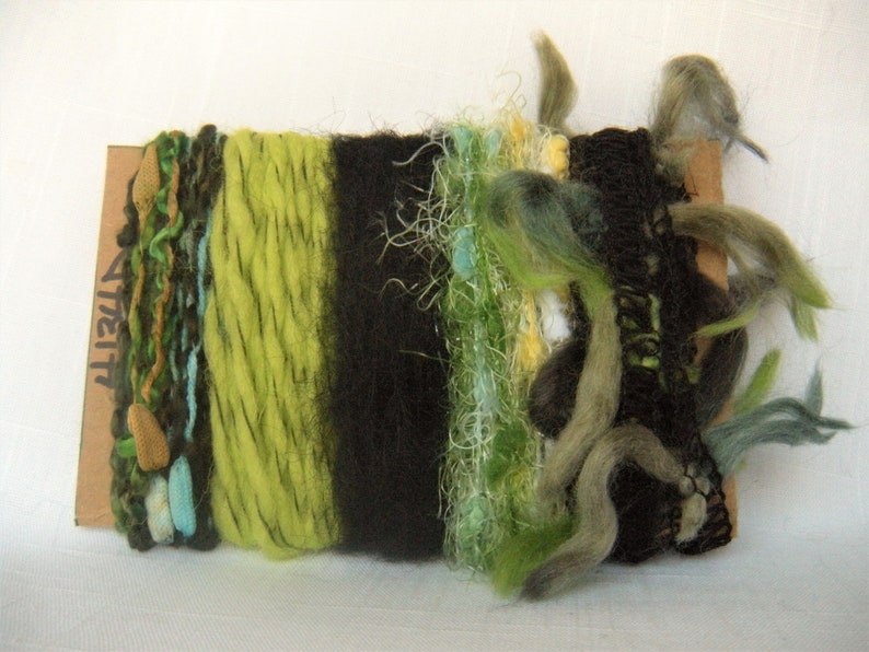 Fiber Trim Supplies Lime Green Black 4134