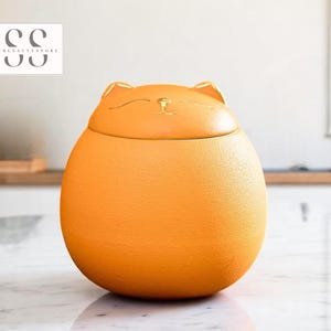 Retro Ceramic Kitchen Canister | Classic Tea & Candy Storage Pot | Bird Print Painted Container Jars | Artistic Design Sugar Jar