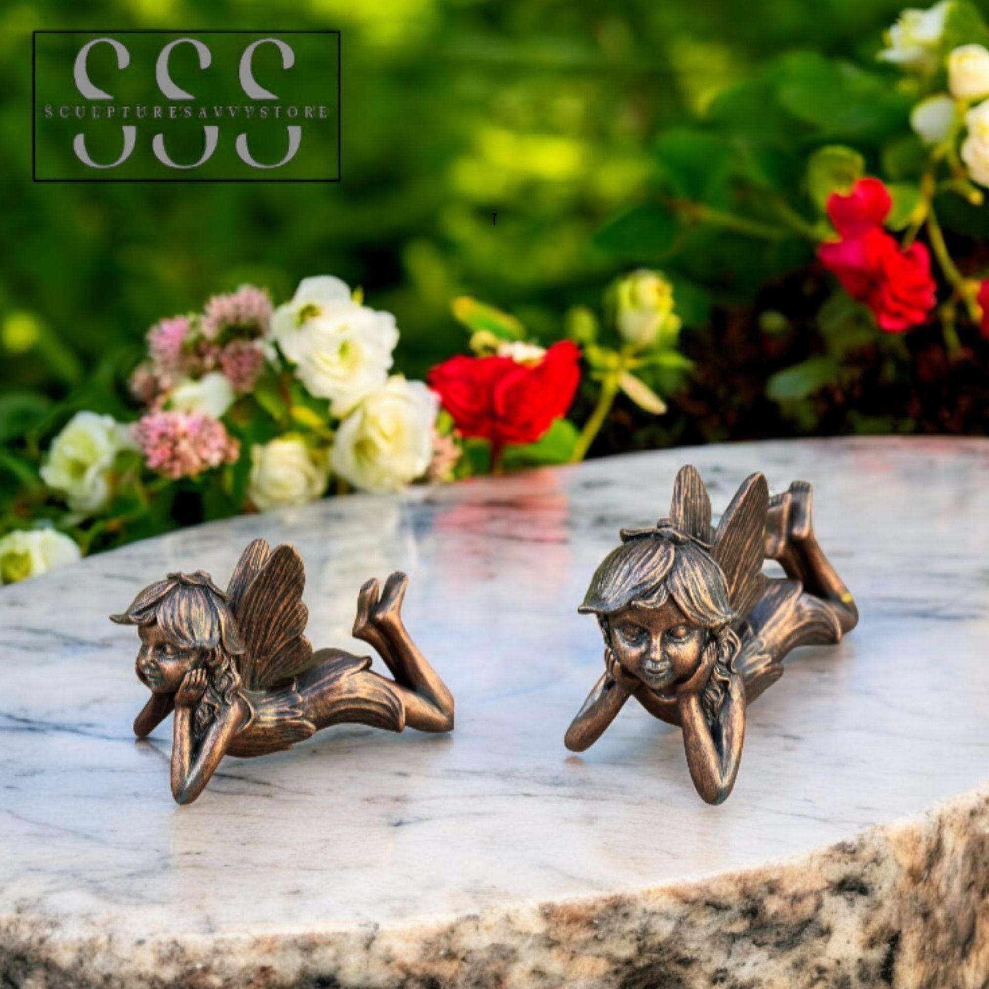 Boucles D'oreilles Pendantes Bronze Avec Cabochon Fée Licorne 25 Mm - Neuf Sans Emballage