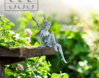 Harz Fee Statue Wunderlich Außen Yard Dekor Magische Terrasse Skulptur Geschenk Garten Rasen Hof