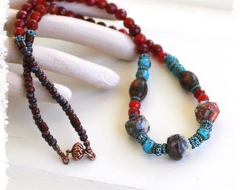 Cowgirl Necklace Southwestern Raw Stone Necklace, Western Jewelry, Rough Gemstone, Gift for Her Hippie Gypsy Cowgirl