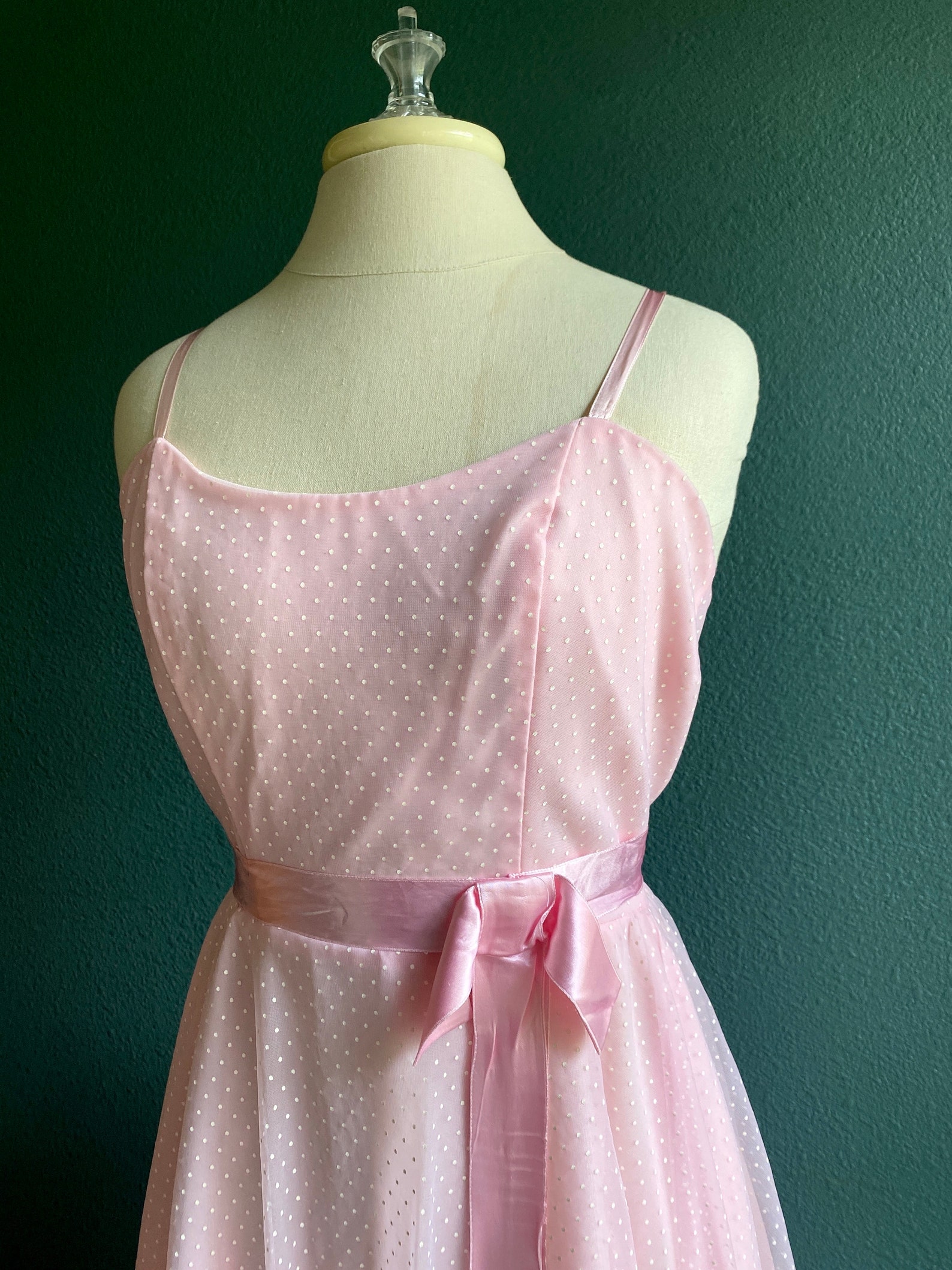 Vintage 1960s Barbie Pink Wiggle Dress + Jacket | XS/S
