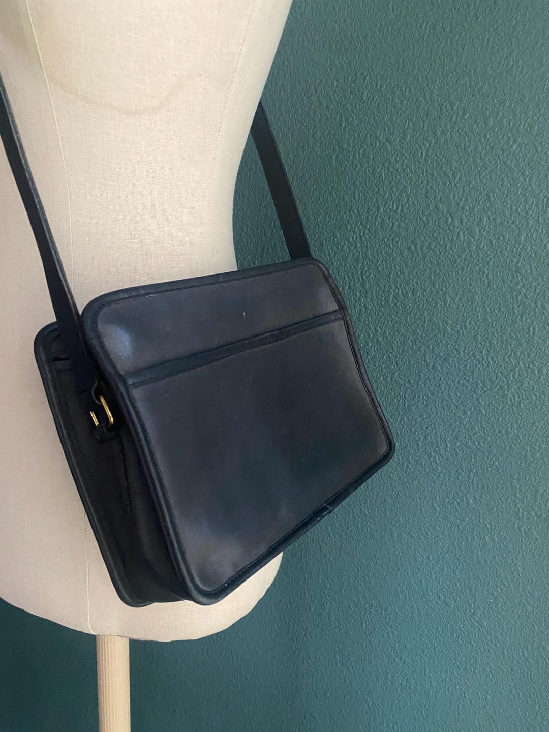 バッグ vintage COACH Boston handbag leather s-l400.jpg