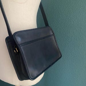 Coach Blazer Bag, Black Leather, Style 9830, Made in New York City USA