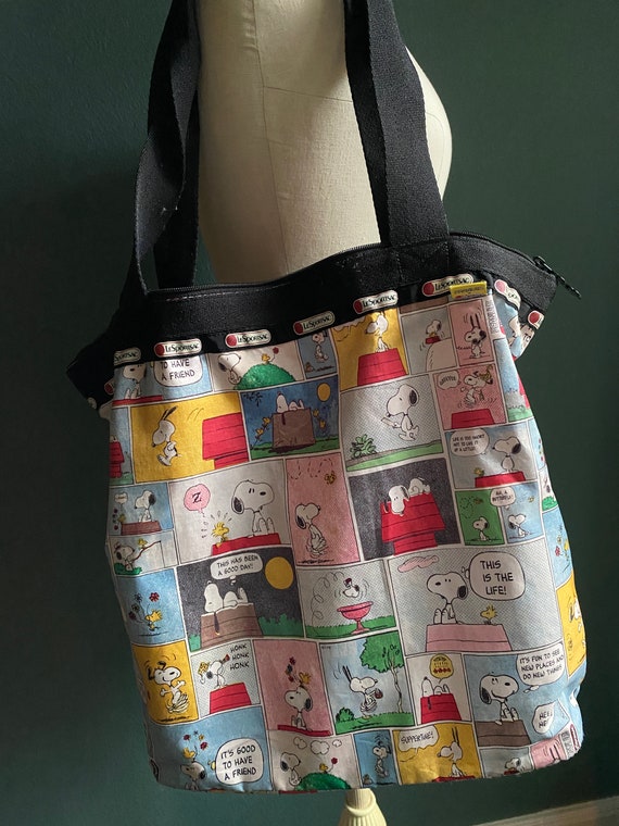 Vintage Snoopy Le Sportsac / Peanuts Lesportsac / Charile Brown Le Sportsac  / Snoopy Bag / Peanuts Bag / Charlie Brown Bag / Comics / Comic - Etsy