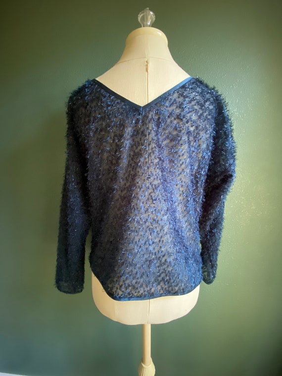 WORTH designer holiday sweater / textured sweater 